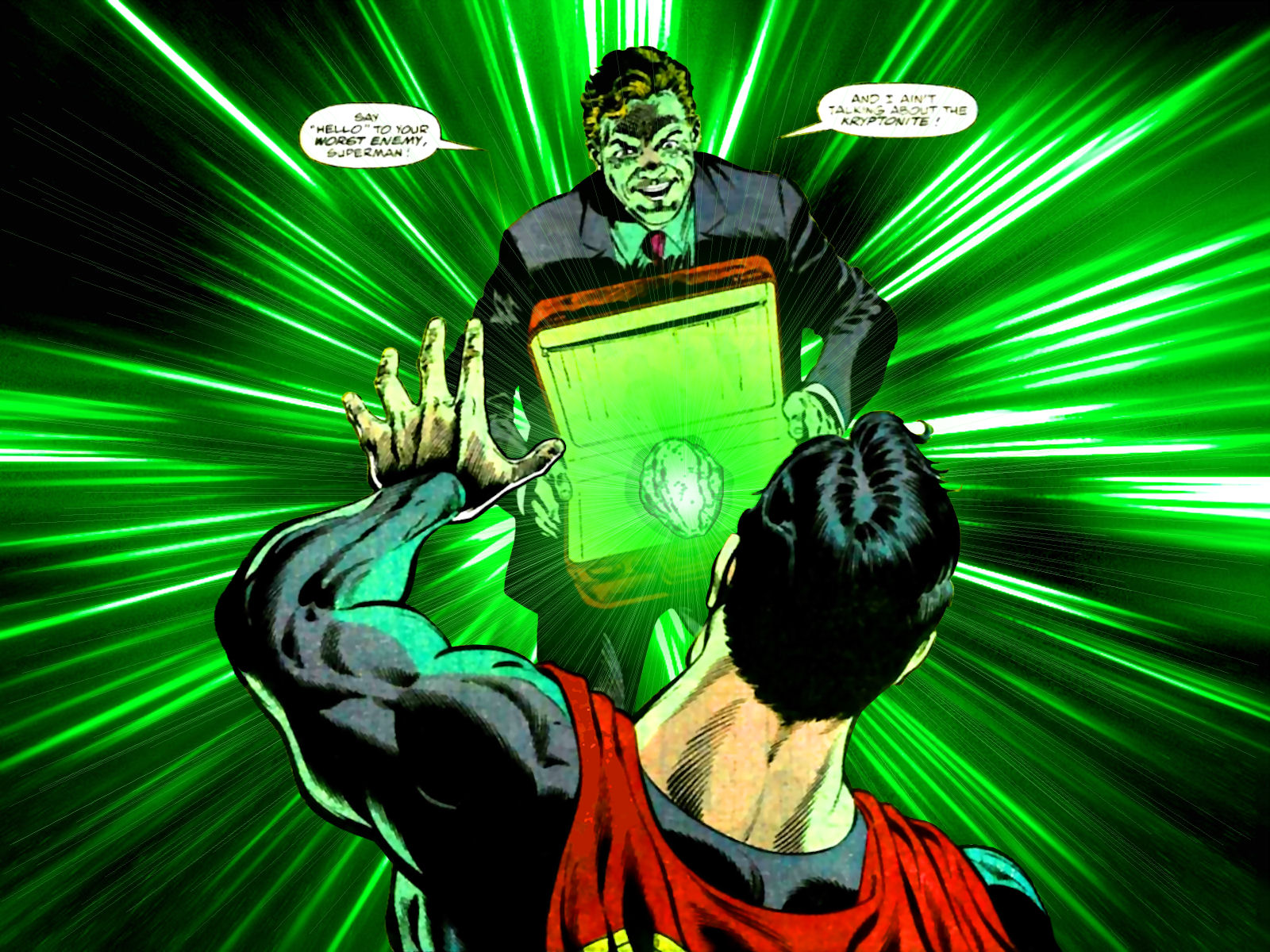  — why it is, exactly, that kryptonite is so damaging to Superman